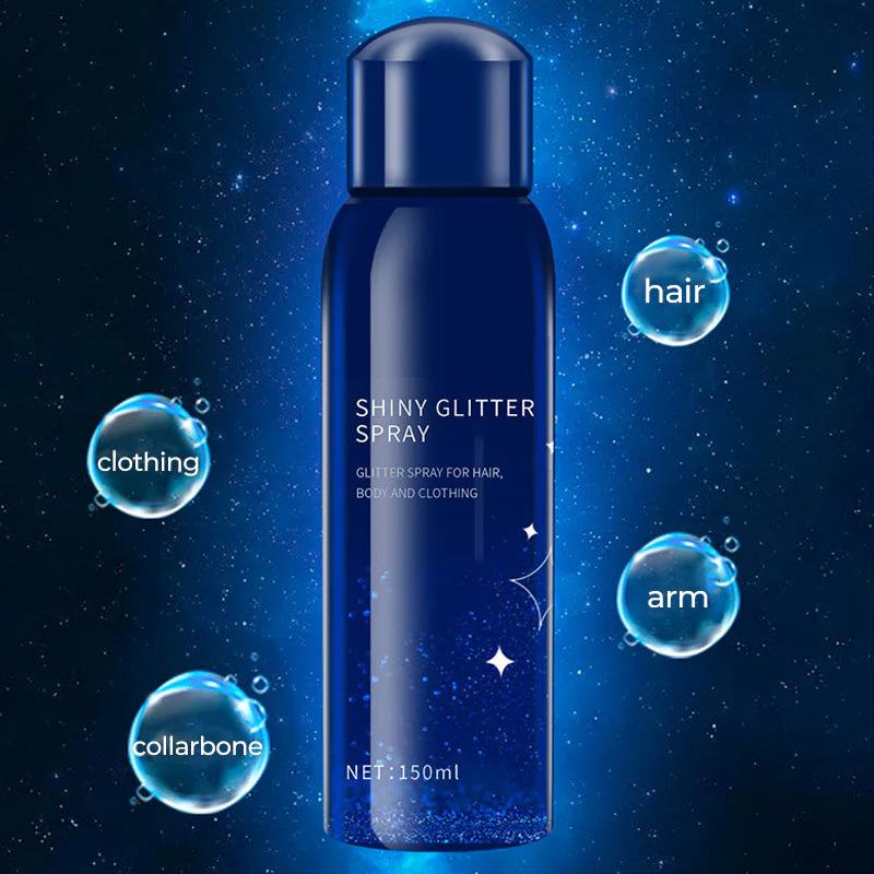 Long-Lasting Shiny Body Glitter Spray