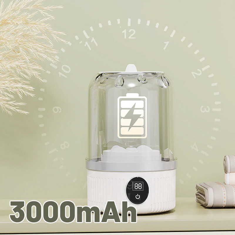 Free your hands. Wireless Charging Mini Washing Machine Free your hands. Wireless Charging Mini Washing Machine