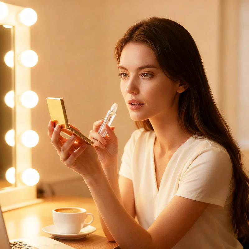 Rollerball Lip Oil for Hydration & Shine