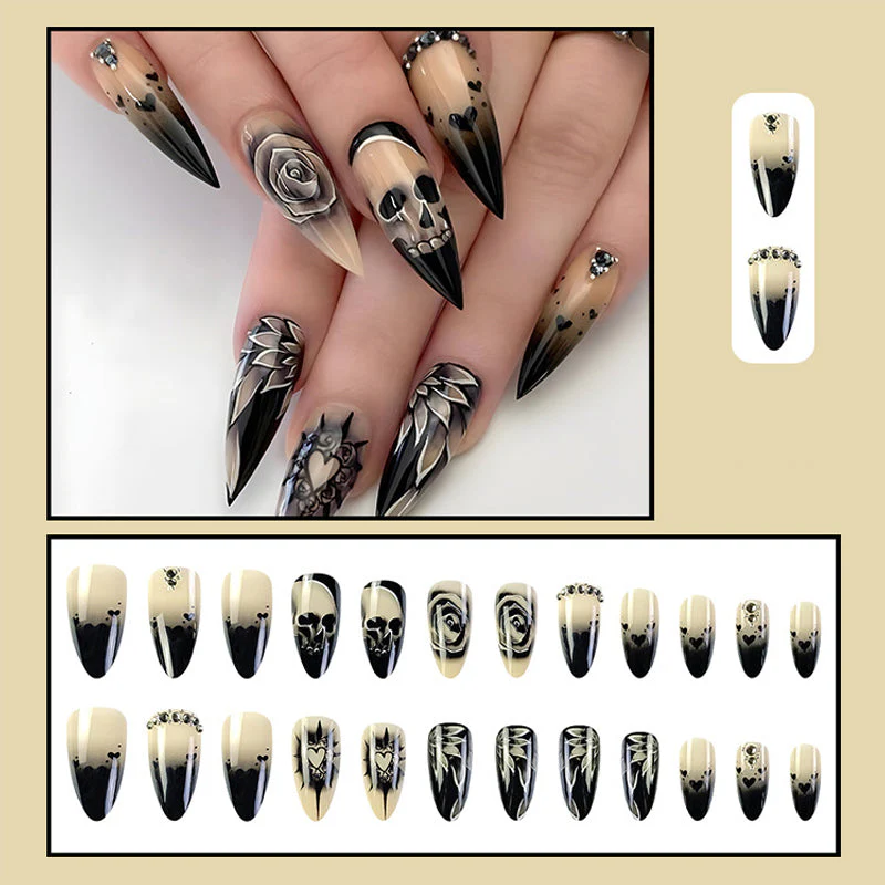Halloween Style Press On Nails