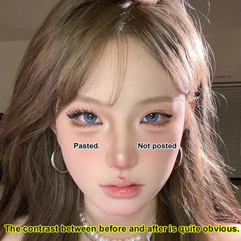 Self-Adhesive Fox-Eye Winged False Eyelashes