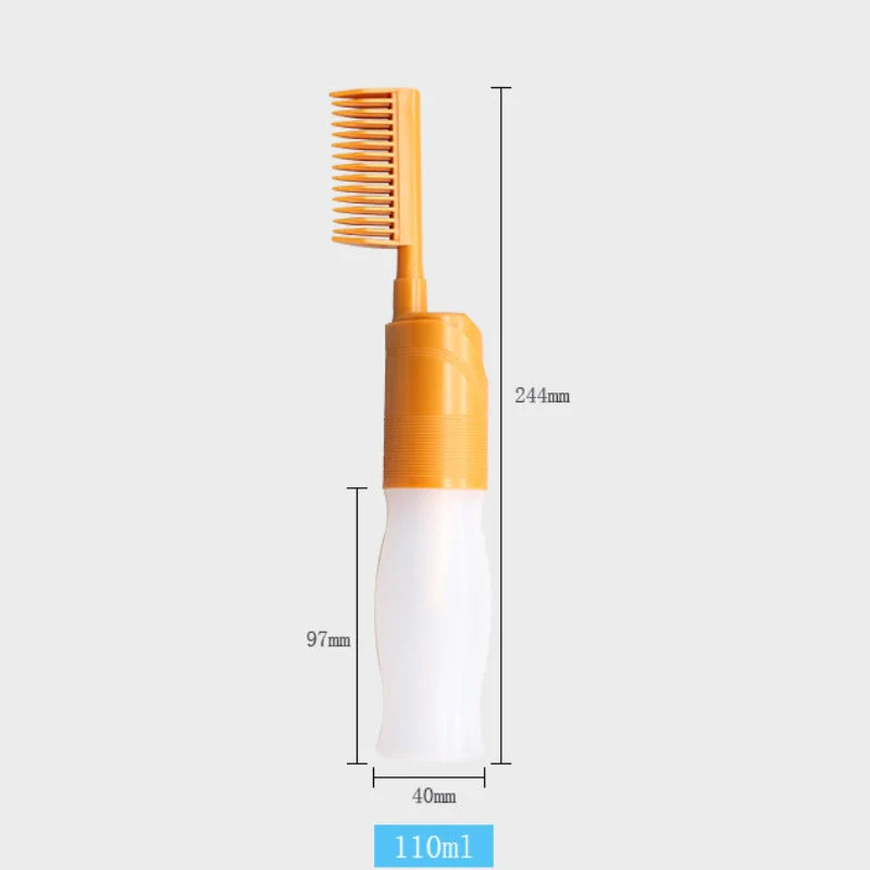 Hair Dye Application Comb Bottle Hair Dye Application Comb Bottle