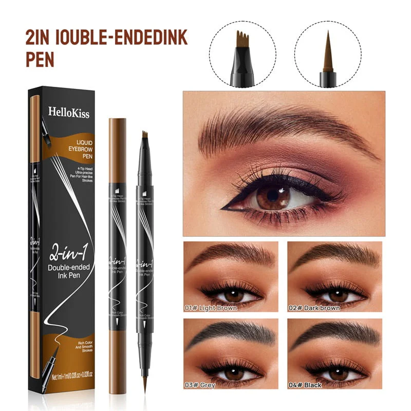 LAST DAY BUY 2 GET 1 FREE2-In-1 Waterproof Long-Lasting Eyebrow Pen LAST DAY BUY 2 GET 1 FREE2-In-1 Waterproof Long-Lasting Eyebrow Pen