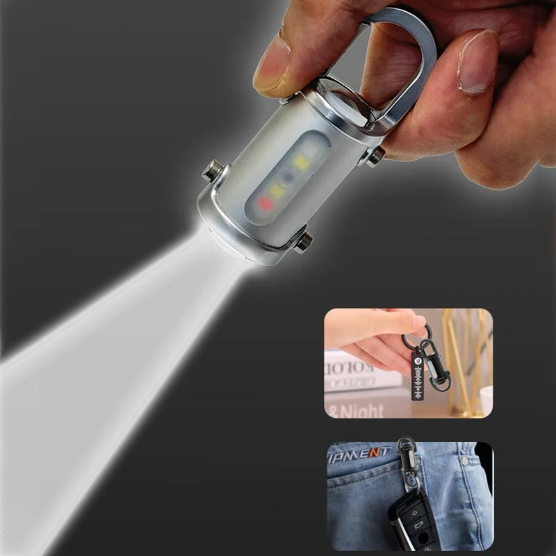Hot Sale1200LM Super Bright Mini Keychain Flashlight Waterproof