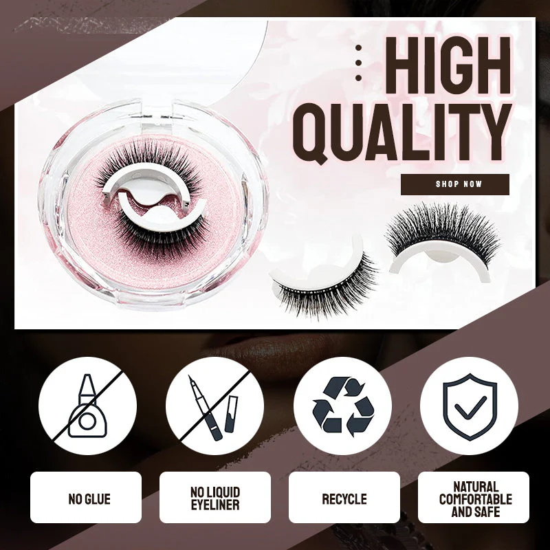 Buy 2 Get 1 FreeWaterproof & Reusable Self-Adhesive Eyelashes
