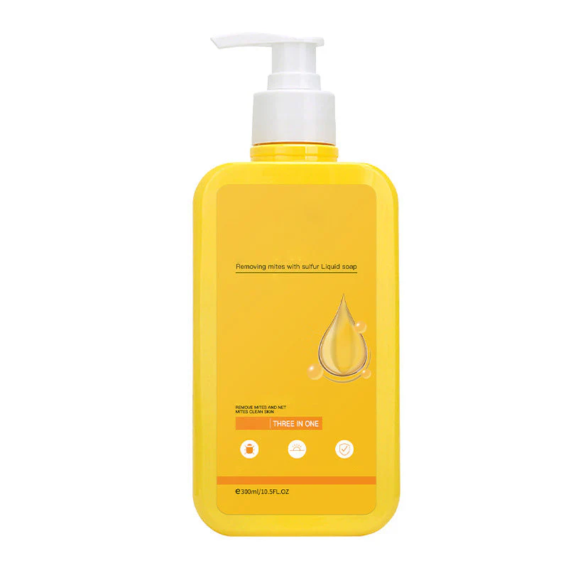 3-in-1 Sulfur Mite-Removal Liquid Soap