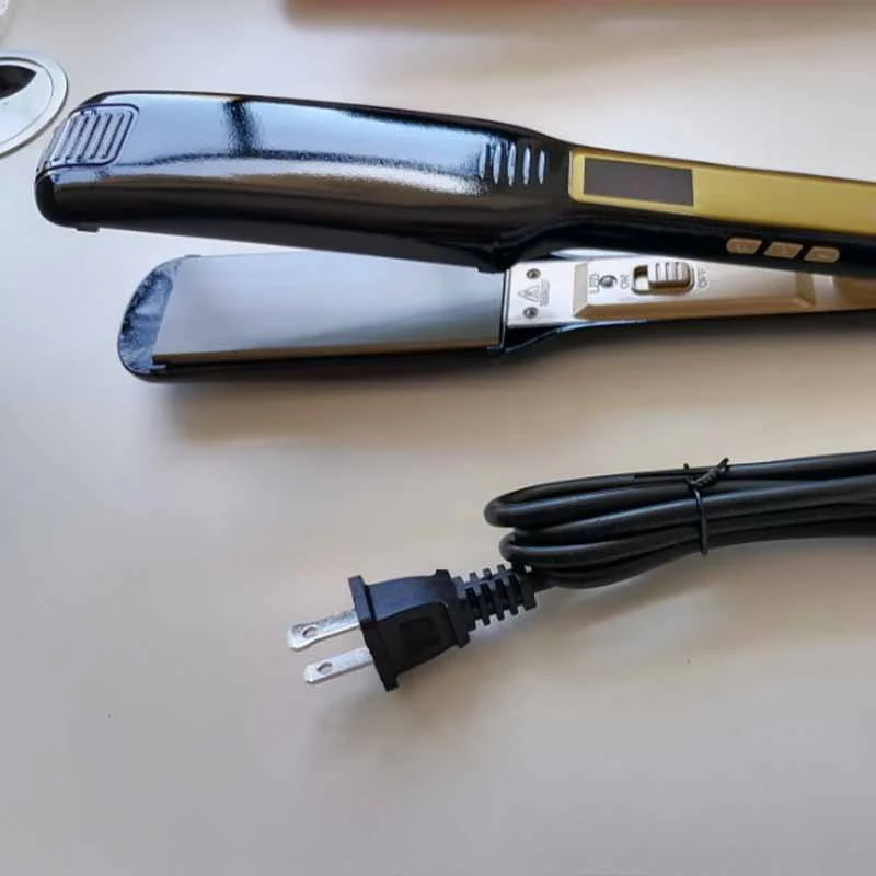 LCD Display Hair Straightener with Adjustable Temperature