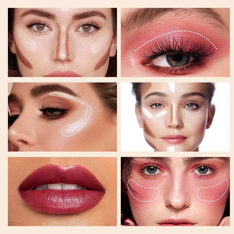 Four Colors Eyeshadow Contour Palette