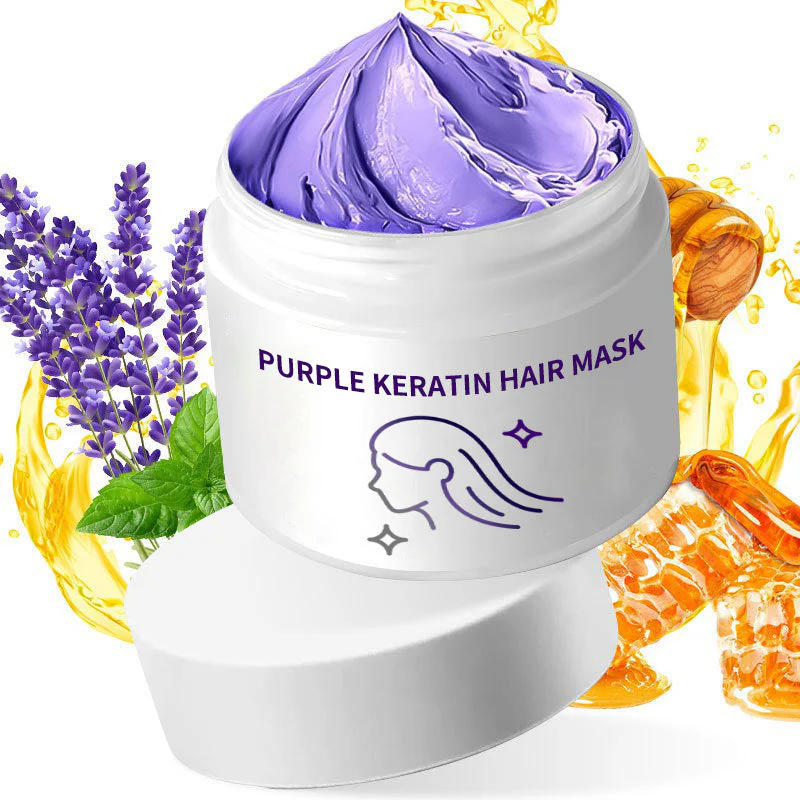 Buy 2 Get 1 Free! Purple Keratin Hair Mask - Tones Blonde, Silver & Gray Hair | Anti-Brass + Color Lock Buy 2 Get 1 Free! Purple Keratin Hair Mask - Tones Blonde, Silver & Gray Hair | Anti-Brass + Color Lock