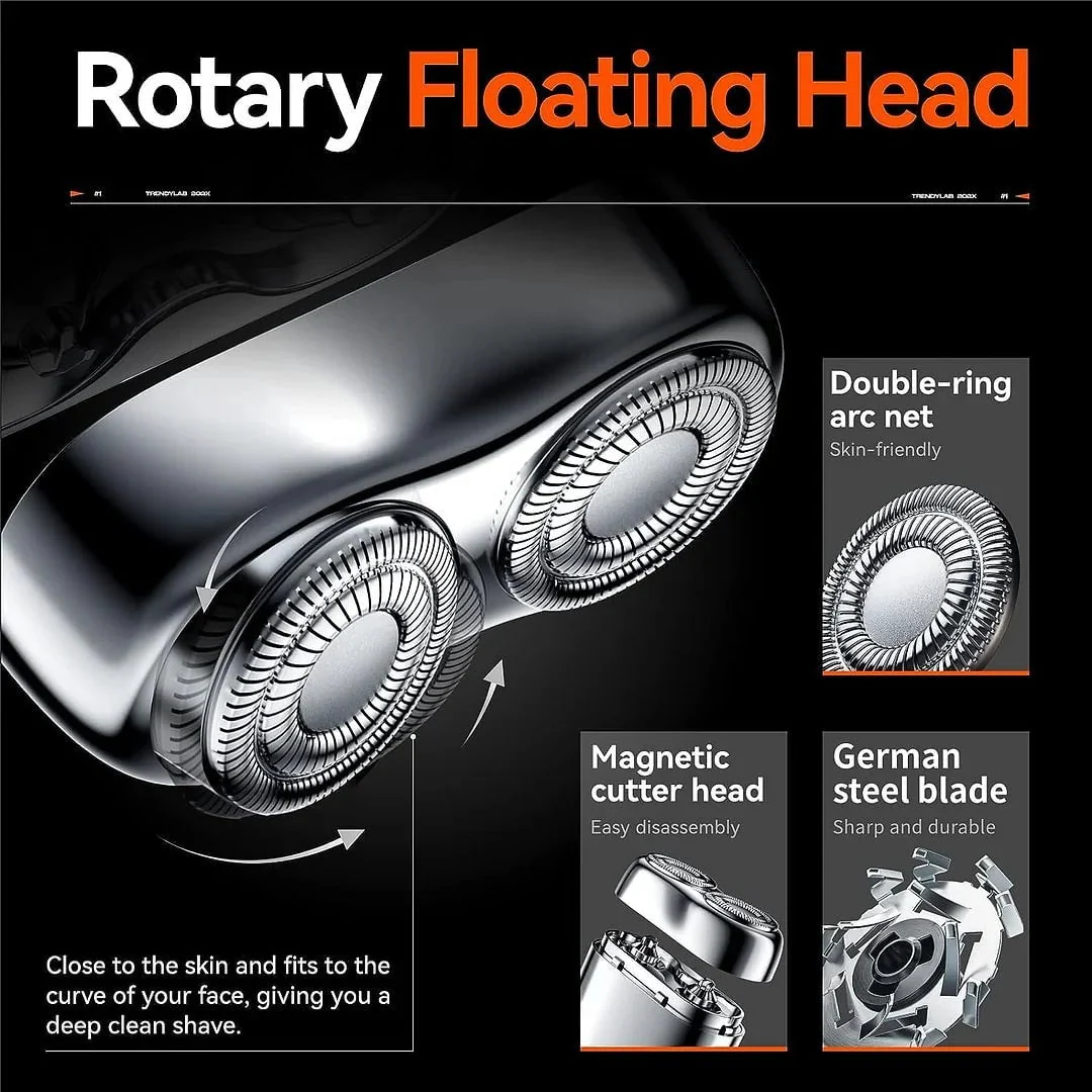 HOT SALE2025 New Mini Double Head Electric Shave