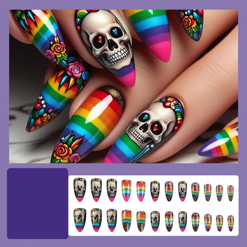 Halloween Style Press On Nails