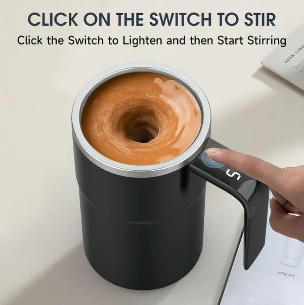 Rechargeable Automatic Magnetic Stirring Coffee Mug Set