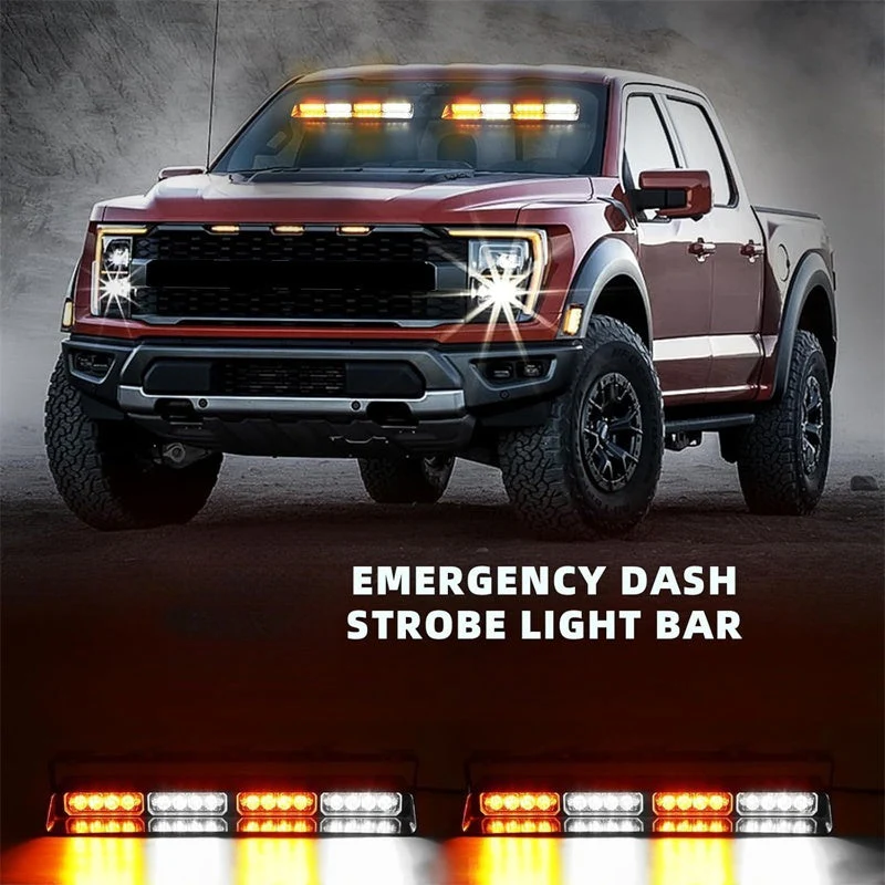 Time-limited Special Windshield Suction Cup Strobe Warning Light for Vehicles