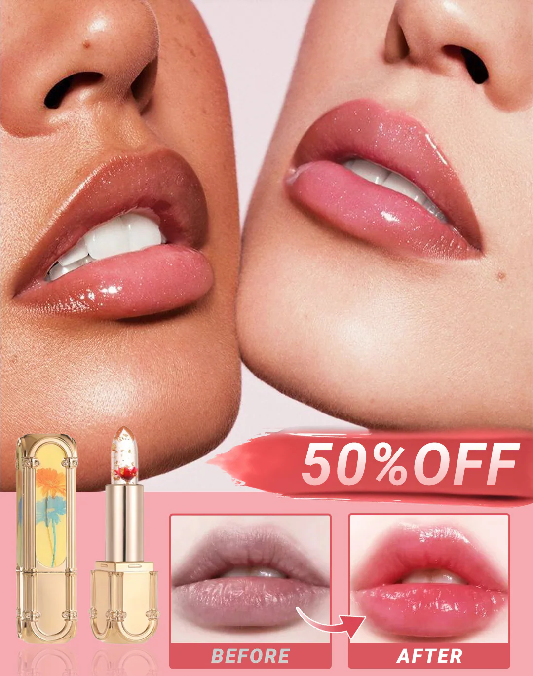  Time-limited SpecialFlower Color Changing Lipstick