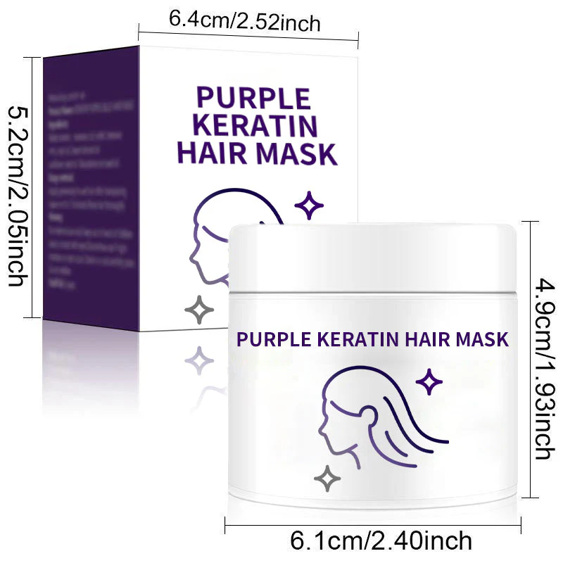 Buy 2 Get 1 Free! Purple Keratin Hair Mask - Tones Blonde, Silver & Gray Hair | Anti-Brass + Color Lock Buy 2 Get 1 Free! Purple Keratin Hair Mask - Tones Blonde, Silver & Gray Hair | Anti-Brass + Color Lock