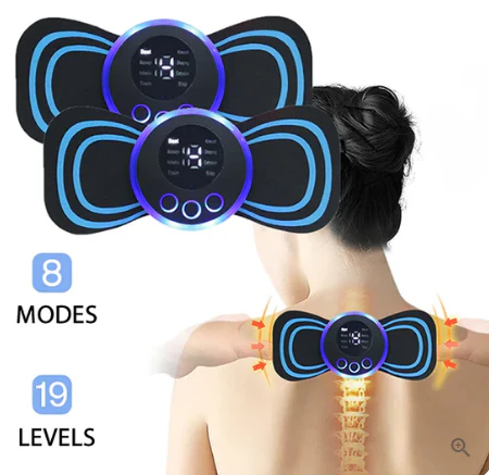 Hot SalePortable Massager with 8 Modes and LCD Screen - Mini Muscle Stimulator for Pain Relief