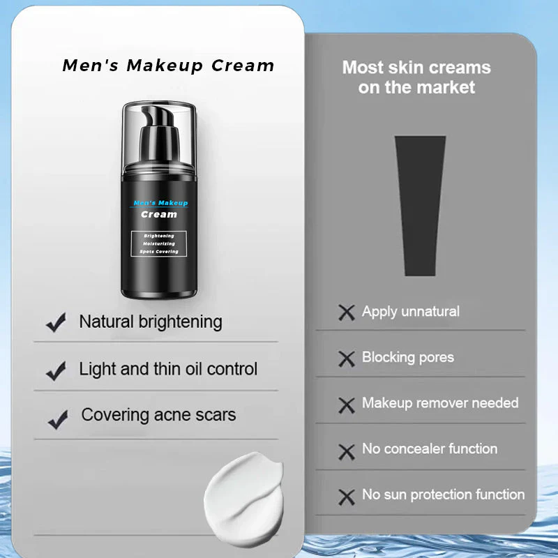 Hot sale! Men's Makeup Cream for Brightening, Moisturizing & Spots Covering Hot sale! Men's Makeup Cream for Brightening, Moisturizing & Spots Covering