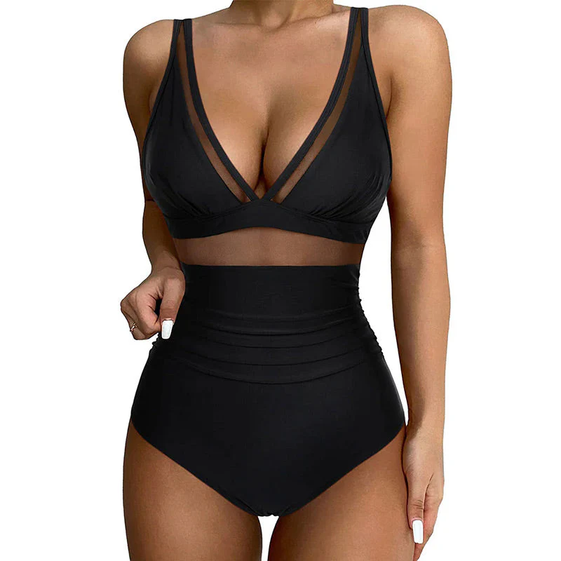   Pre-Summer Sale 50% OFFMesh Tummy Control Swimsuit