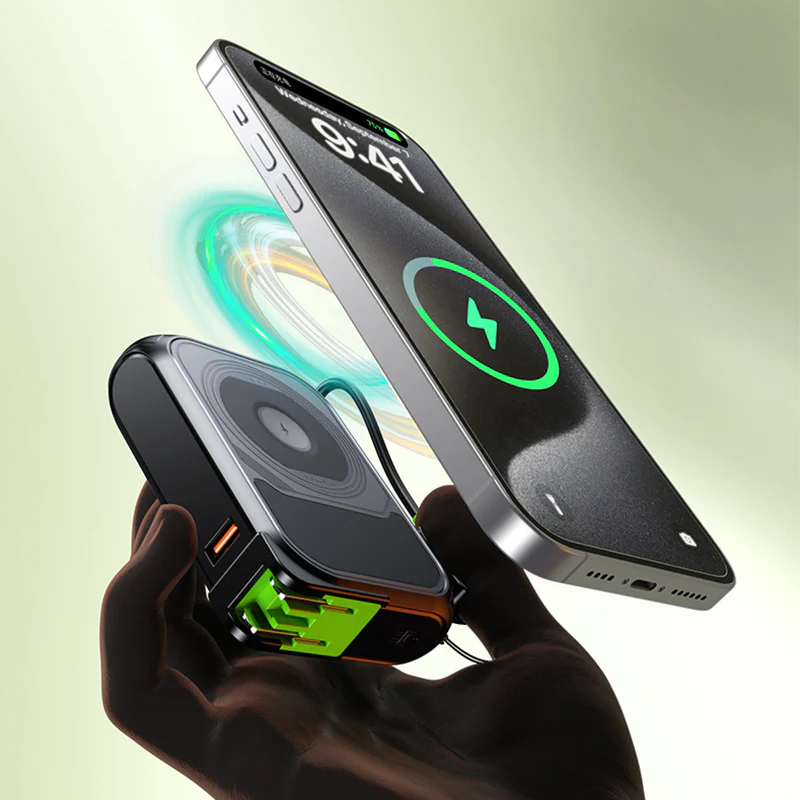 Portable Wireless & Wired Charging Power Bank