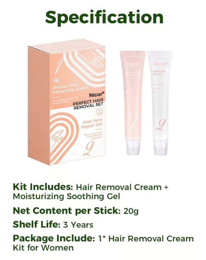BUY 2 GET 1 FREEHair Removal Cream Kit for Women