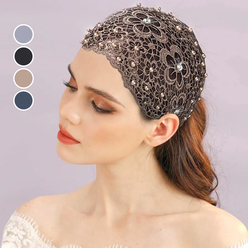 Summer Sale 49% OFFPlum Blossom Hollow Beaded Wide Headband