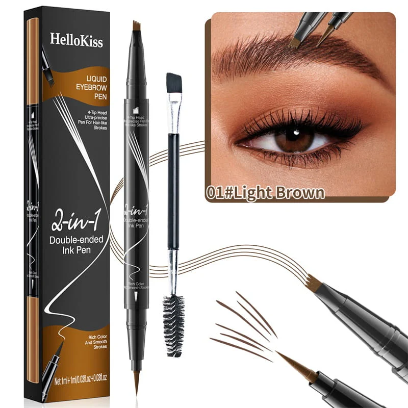 LAST DAY BUY 2 GET 1 FREE2-In-1 Waterproof Long-Lasting Eyebrow Pen LAST DAY BUY 2 GET 1 FREE2-In-1 Waterproof Long-Lasting Eyebrow Pen