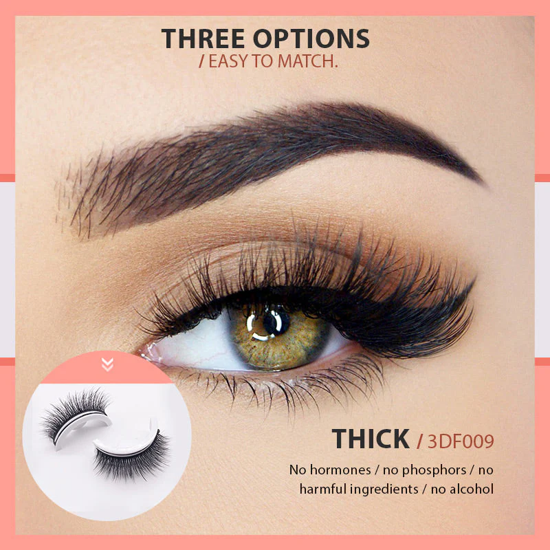 Buy 2 Get 1 FreeWaterproof & Reusable Self-Adhesive Eyelashes