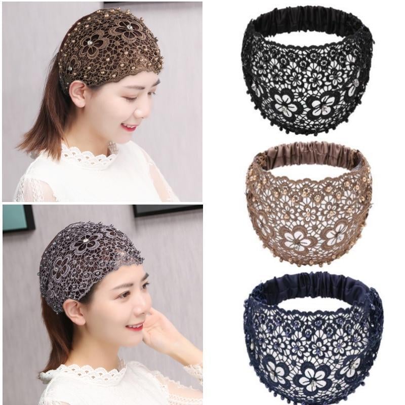 Summer Sale 49% OFFPlum Blossom Hollow Beaded Wide Headband