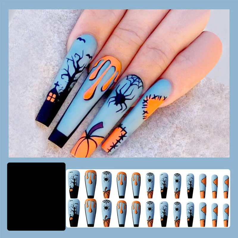 Halloween Style Press On Nails