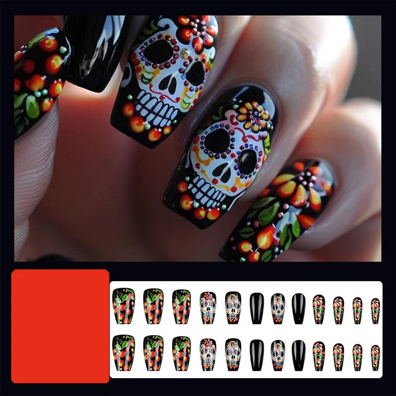 Halloween Style Press On Nails