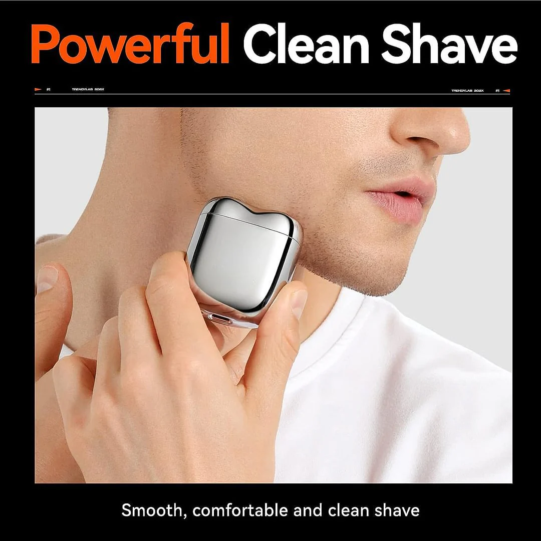 HOT SALE2025New Upgrade Pocket Shaver USB Mini Shavers for Men Rechargeable Waterproof Compact Electric Razor for Home, Car, Travel
