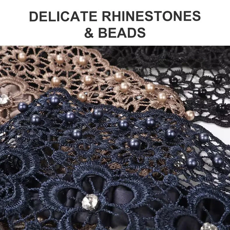 Summer Sale 49% OFFPlum Blossom Hollow Beaded Wide Headband