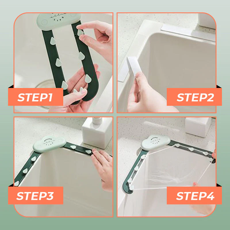 Sink Strainer Triangle Holder & Disposable Mesh Strainer