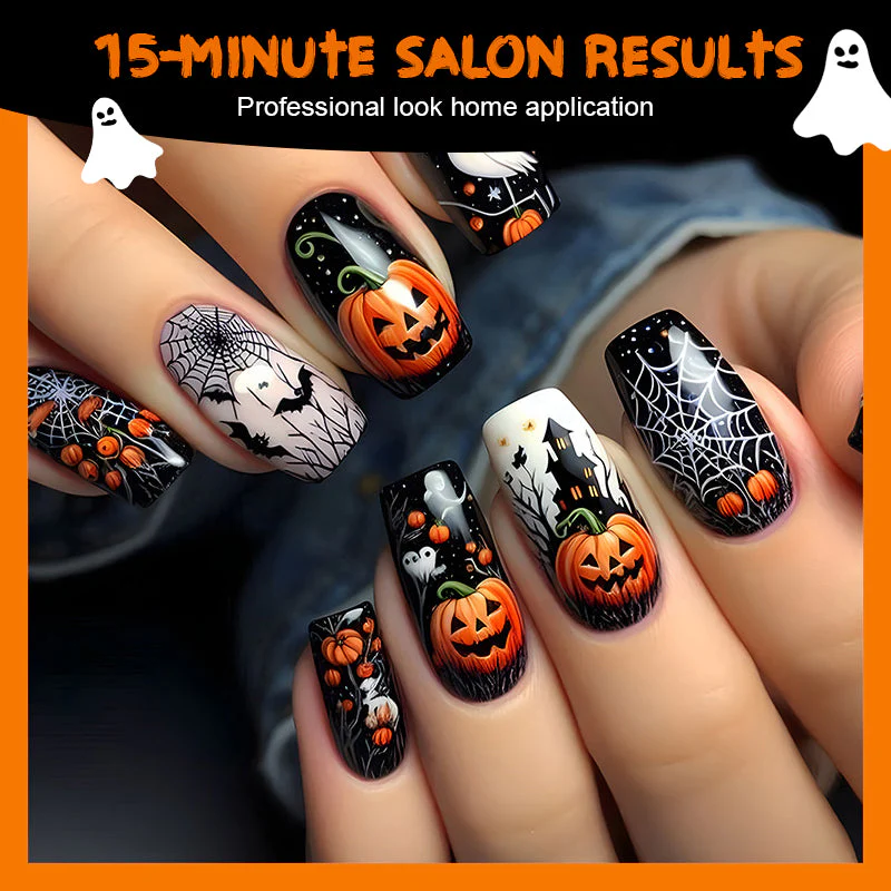 Halloween Style Press On Nails