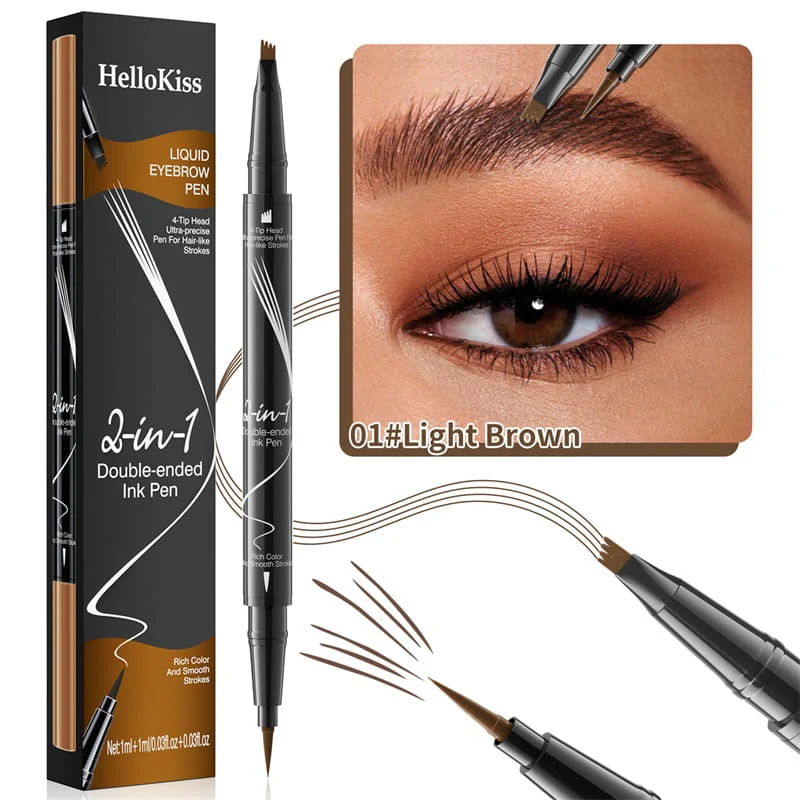 LAST DAY BUY 2 GET 1 FREE2-In-1 Waterproof Long-Lasting Eyebrow Pen LAST DAY BUY 2 GET 1 FREE2-In-1 Waterproof Long-Lasting Eyebrow Pen