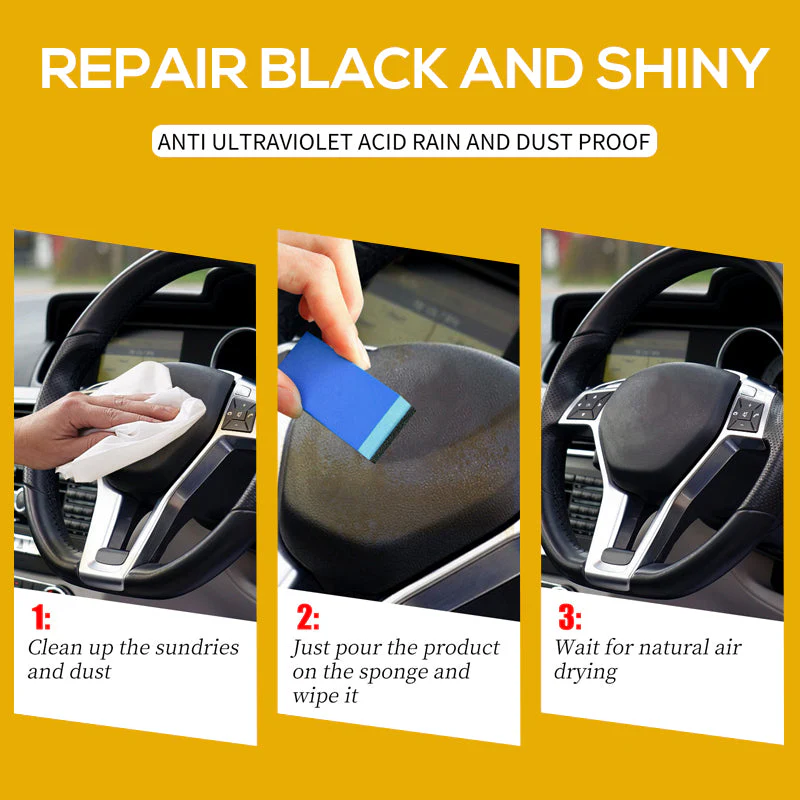 Buy 1 Get 1 FreeCar Plastic Parts Refurbish Agent Plastic Care