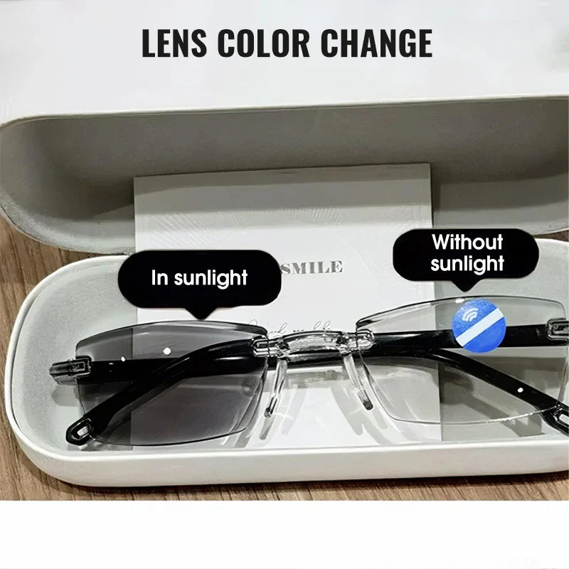 Lightweight Blue-Light Blocking Photochromic Glasses