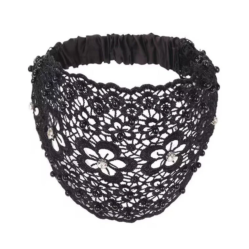 Summer Sale 49% OFFPlum Blossom Hollow Beaded Wide Headband