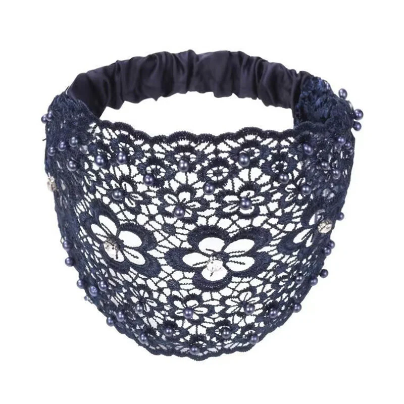 Summer Sale 49% OFFPlum Blossom Hollow Beaded Wide Headband