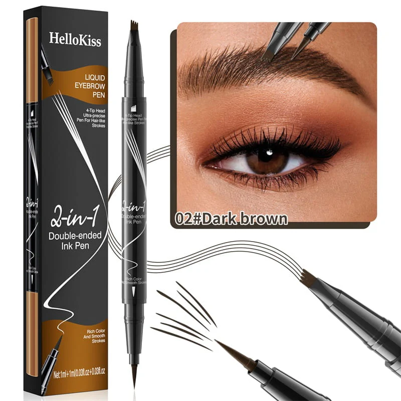 LAST DAY BUY 2 GET 1 FREE2-In-1 Waterproof Long-Lasting Eyebrow Pen LAST DAY BUY 2 GET 1 FREE2-In-1 Waterproof Long-Lasting Eyebrow Pen