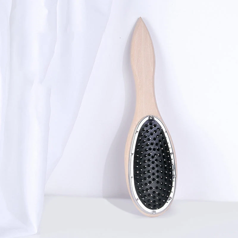  Portable Wooden Wig Comb Brush