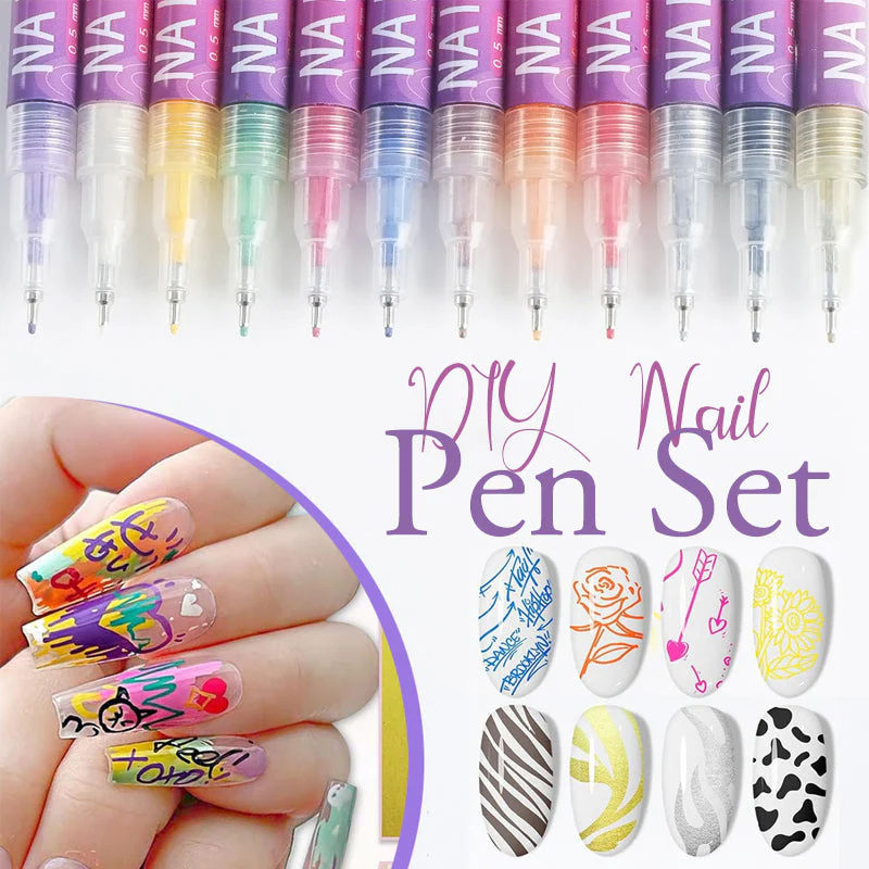 Hot Sale 50% OFF 12 Colors Nail Art Pens...