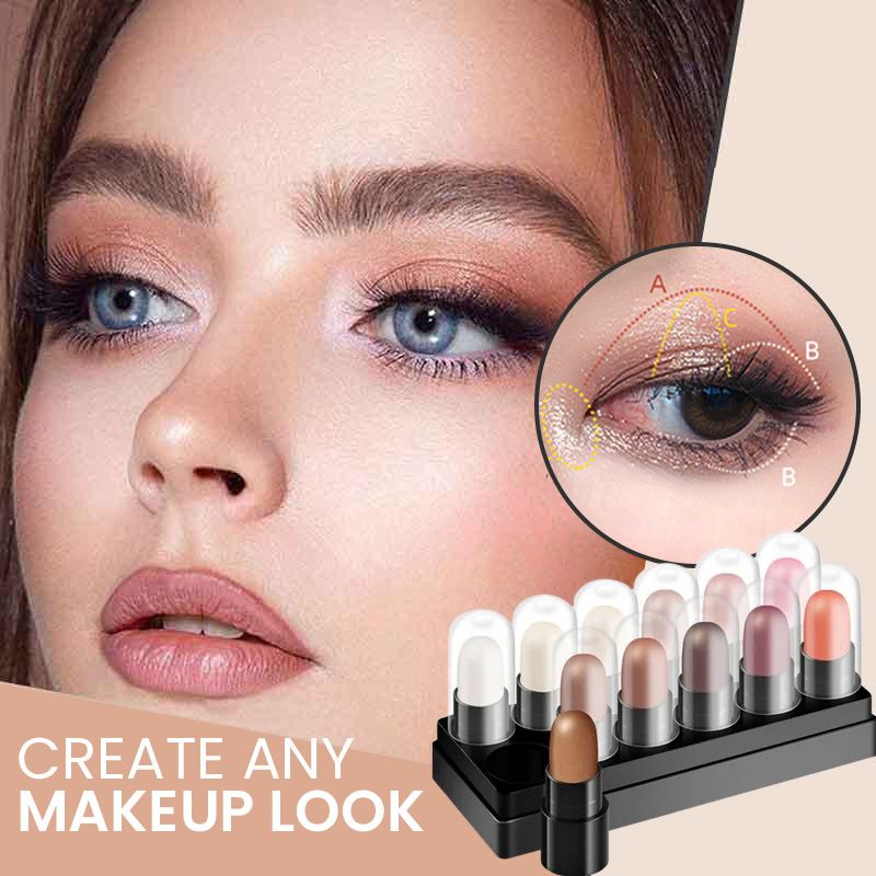 Time limit Sale 50% OFF16 Colors Highlight Eyeshadow Pen Waterproof Glitter Eyeshadow Eyeliner Pen