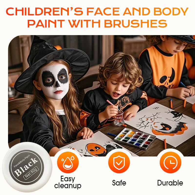 Children’s Face and Body Paint with Br...