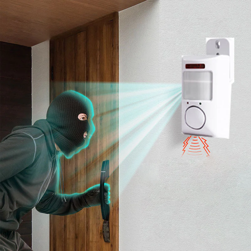 Motion Sensor Infrared Alarm with 2PCS R...