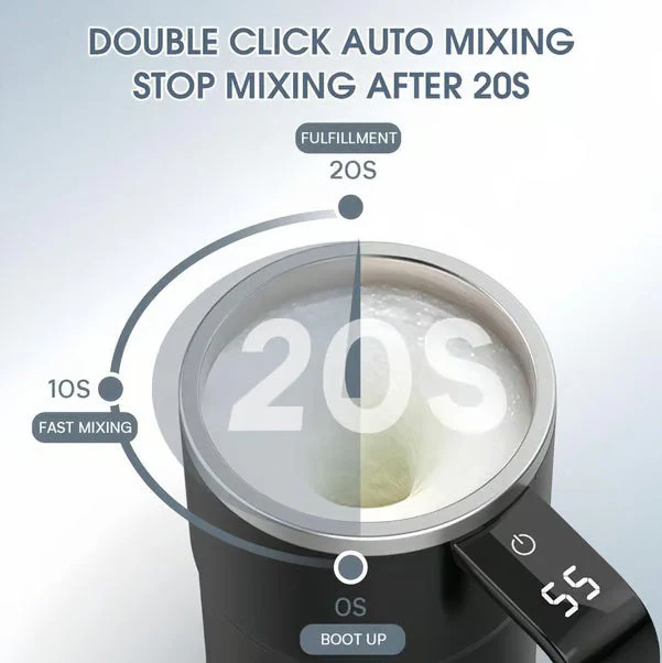 Rechargeable Automatic Magnetic Stirring Coffee Mug Set