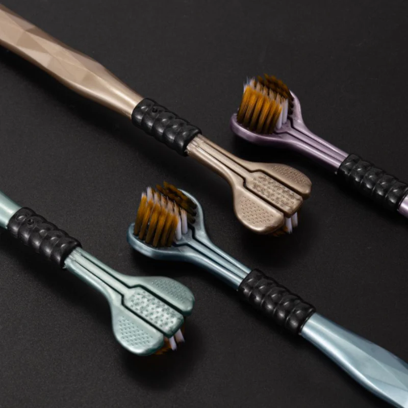 HOT SALE Three-headed multi-angle cleaning toothbrush