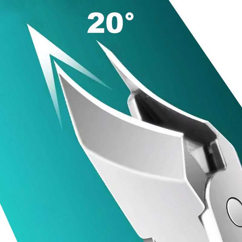  Anti-Splash 25° Slant Edge Nail Clipper 3-Piece Set