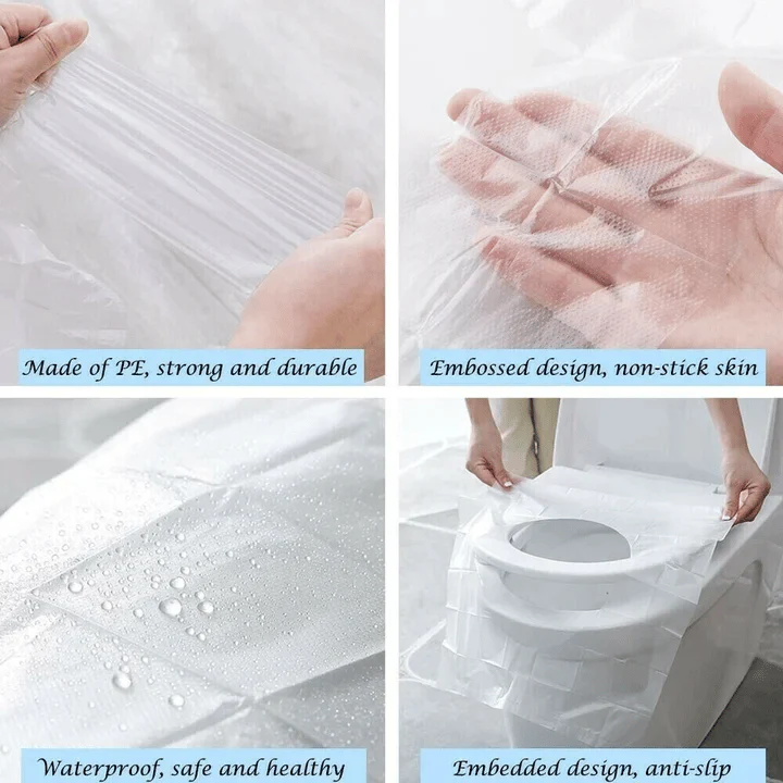 2025 Hot Sale- 49% OFF Disposable Plastic Toilet Seat Cover - No Worry Of Public Toilet Anymore