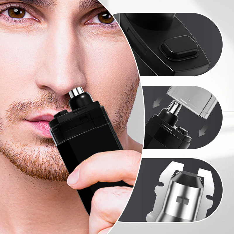 2025 Hot salePortable Rechargeable Waterproof Nose Hair Trimmer